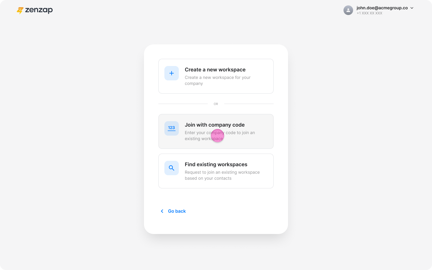 Request to Join your Company's Workspace screenshot 13