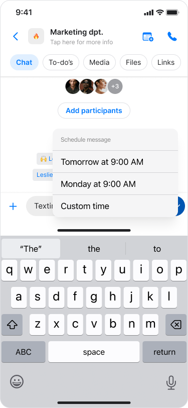 Schedule a Message screenshot 4