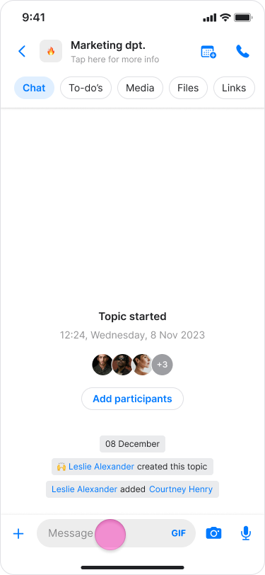 Schedule a Message screenshot 2