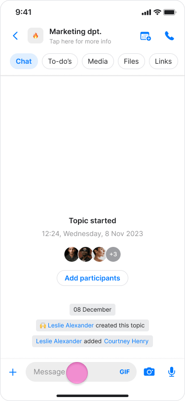 Schedule a Message screenshot 2