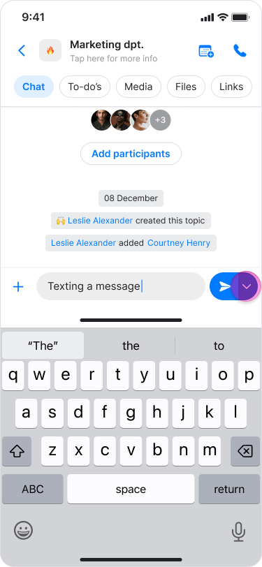 Schedule a Message screenshot 3