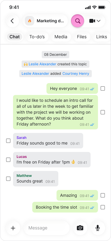 Search in Chat screenshot 1