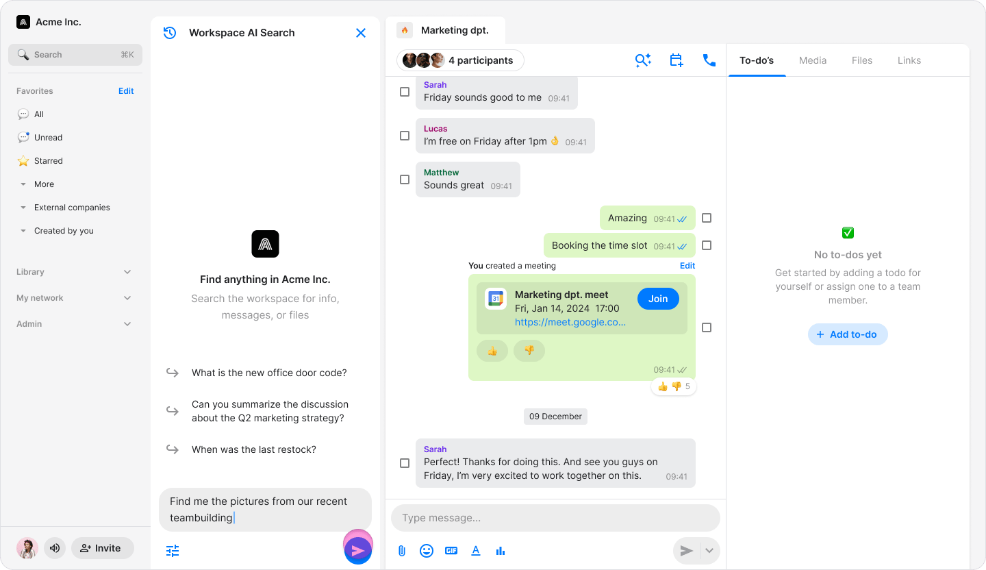 Search Your Workspace With AI screenshot 7