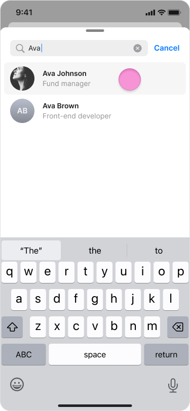 Send a New Direct Message screenshot 3