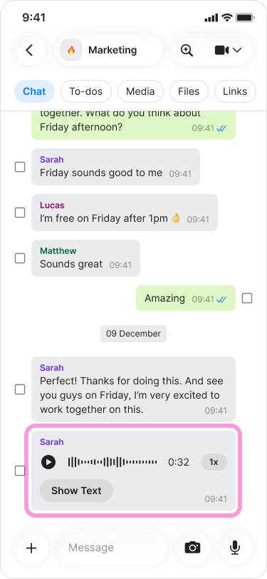 Send Audio Messages screenshot 3