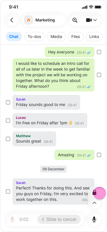Send Audio Messages screenshot 5