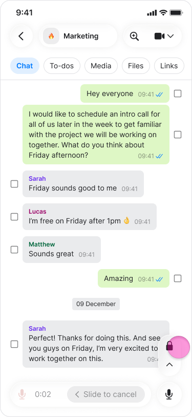 Send Audio Messages screenshot 5