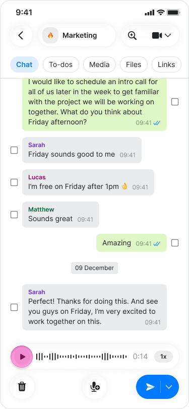 Send Audio Messages screenshot 11