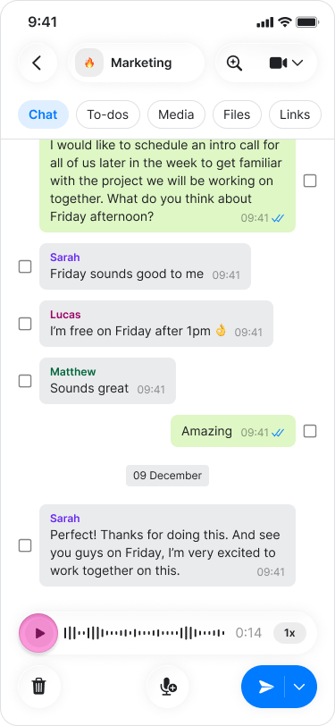 Send Audio Messages screenshot 11