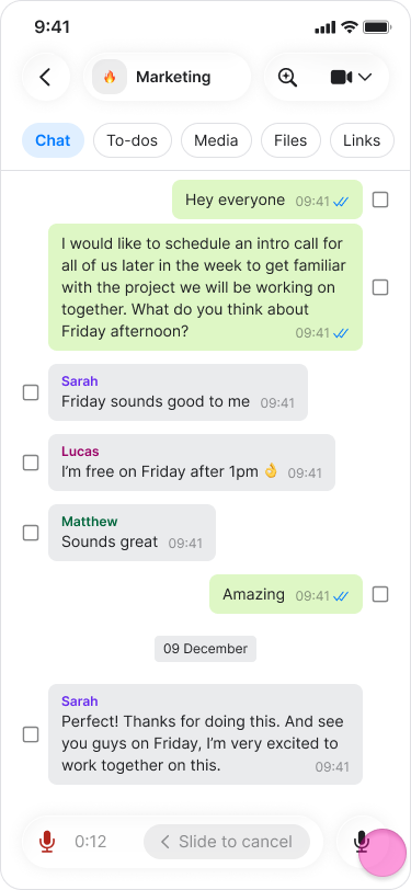 Send Audio Messages screenshot 2