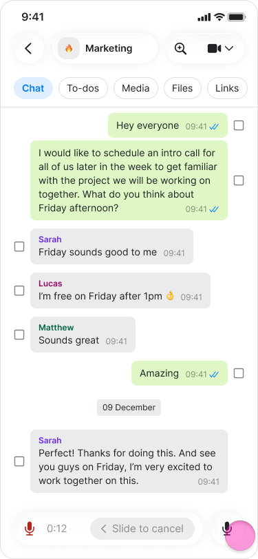 Send Audio Messages screenshot 2