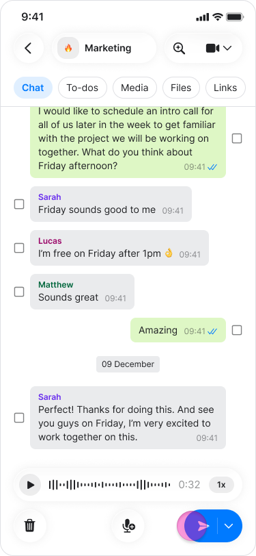 Send Audio Messages screenshot 8