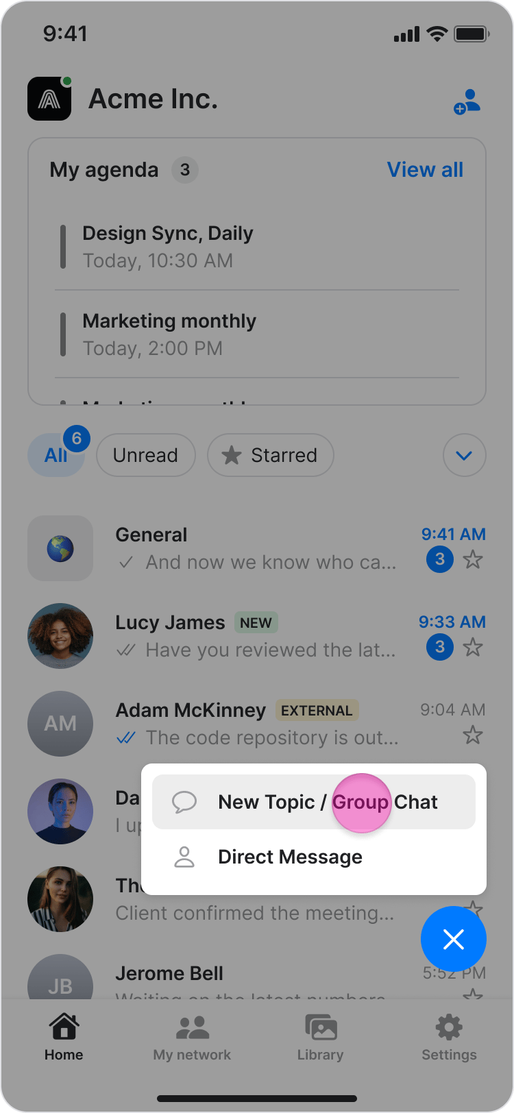 Create a Topic screenshot 1