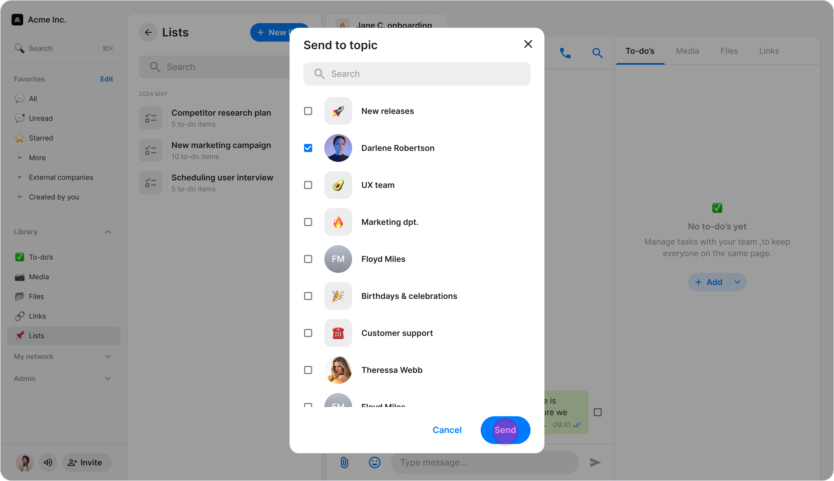 Create Lists screenshot 14