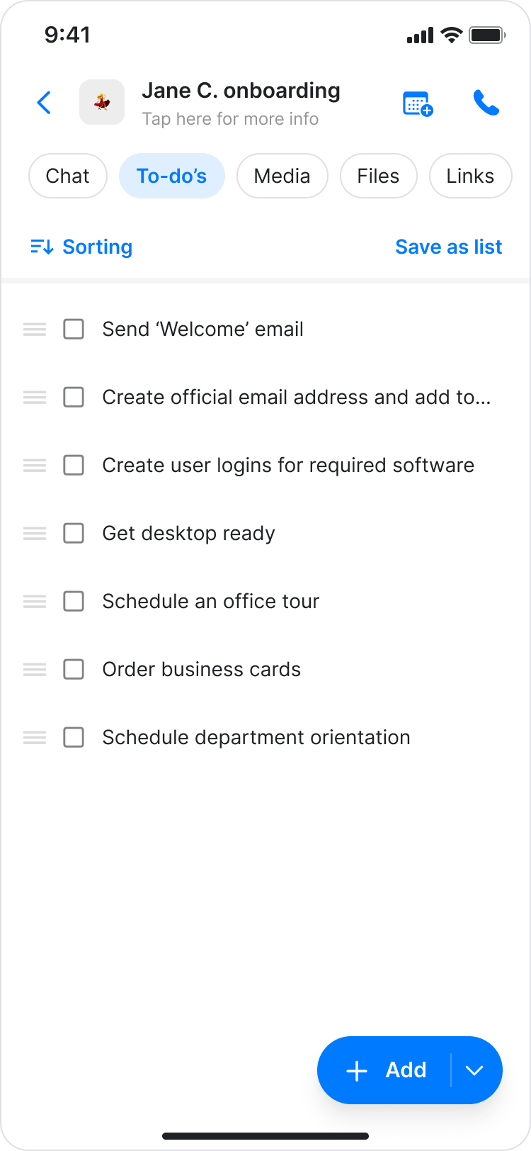 Create Lists screenshot 9