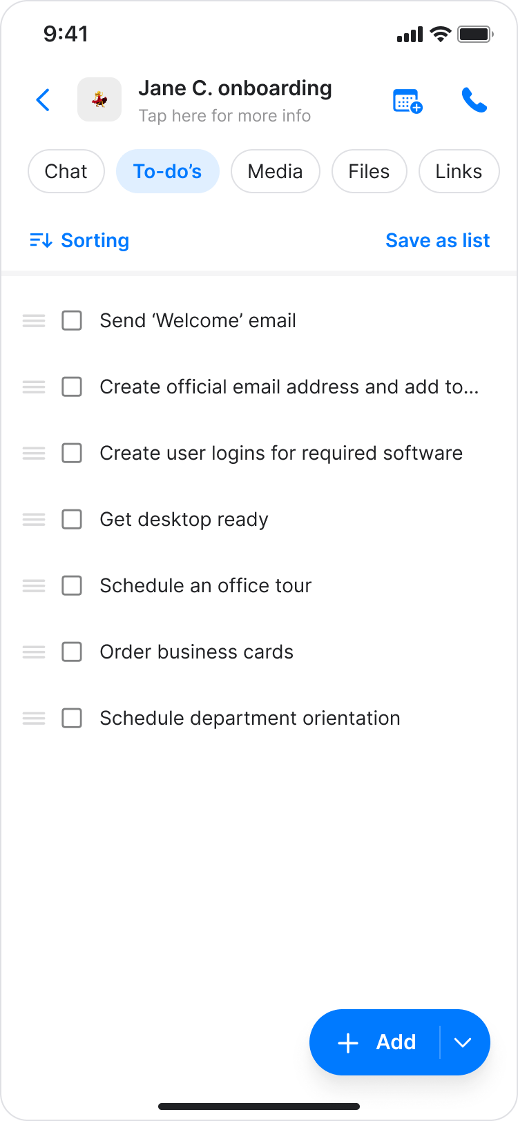 Create Lists screenshot 9