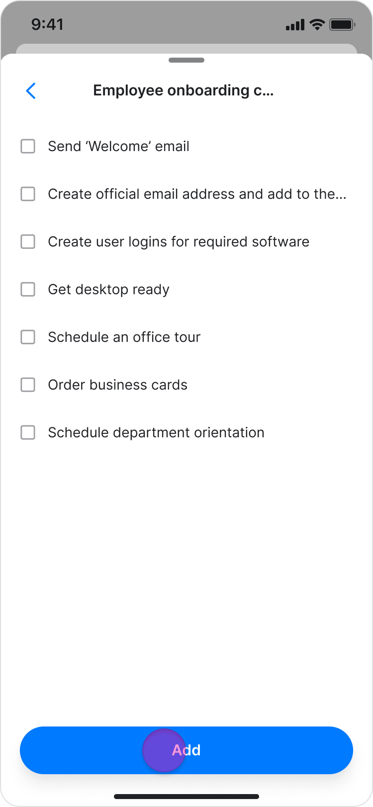 Create Lists screenshot 8