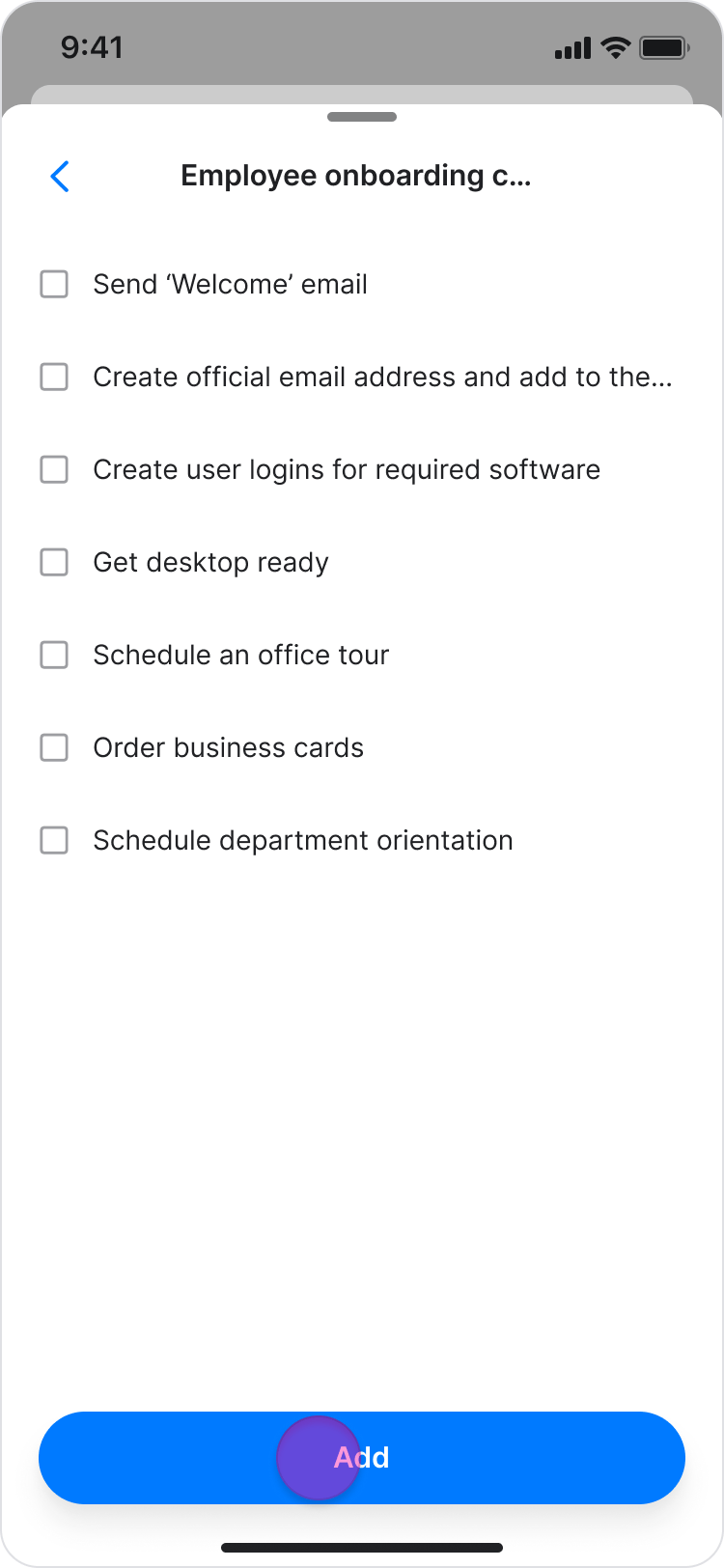 Create Lists screenshot 8