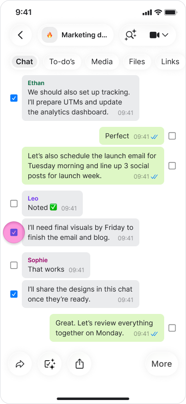 Create To-dos from Messages Using A.I screenshot 1