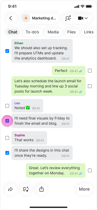 Create To-dos from Messages Using A.I screenshot 1