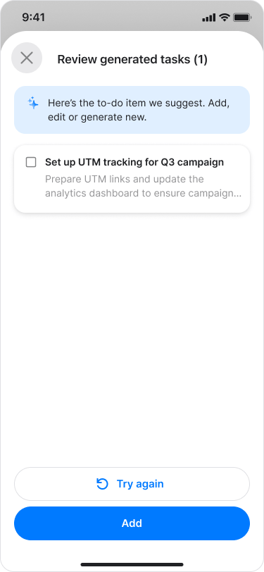 Create To-dos from Messages Using A.I screenshot 4