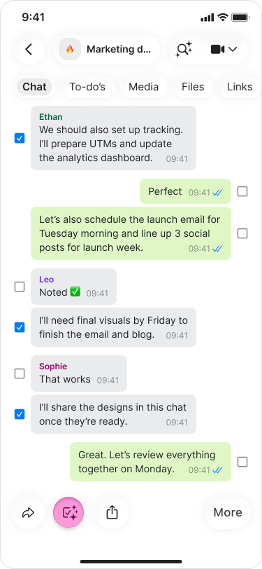Create To-dos from Messages Using A.I screenshot 2