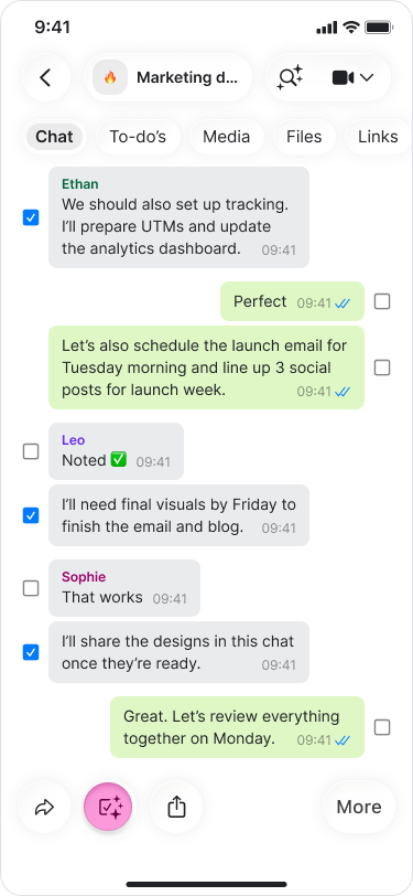 Create To-dos from Messages Using A.I screenshot 2