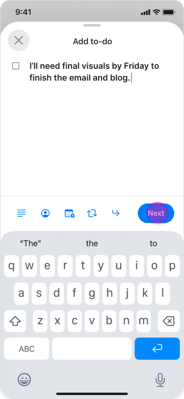 Create To-dos from Messages screenshot 3