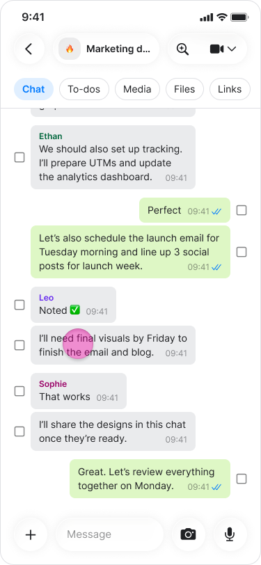 Create To-dos from Messages screenshot 1