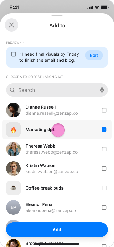 Create To-dos from Messages screenshot 4