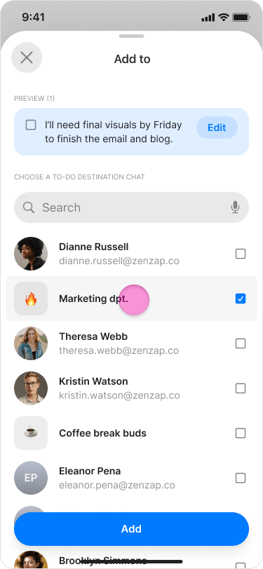Create To-dos from Messages screenshot 4
