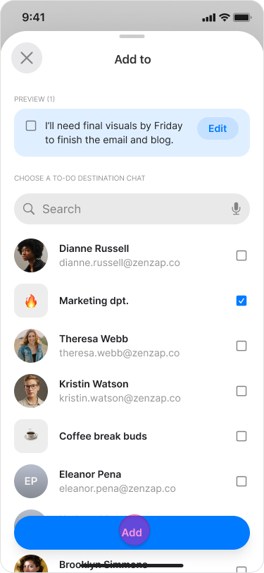 Create To-dos from Messages screenshot 5