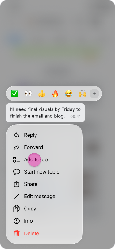 Create To-dos from Messages screenshot 2