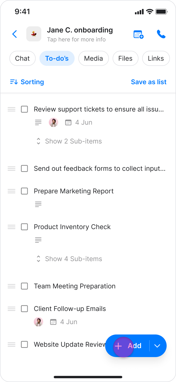 Create To-Dos screenshot 1