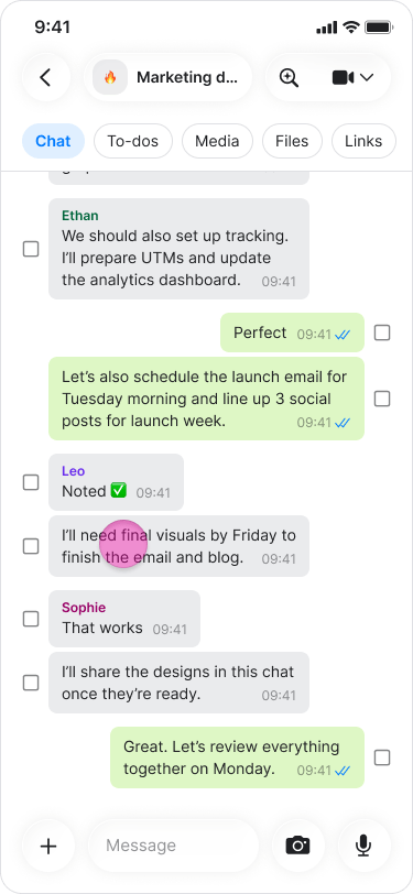 Delete a Message screenshot 1