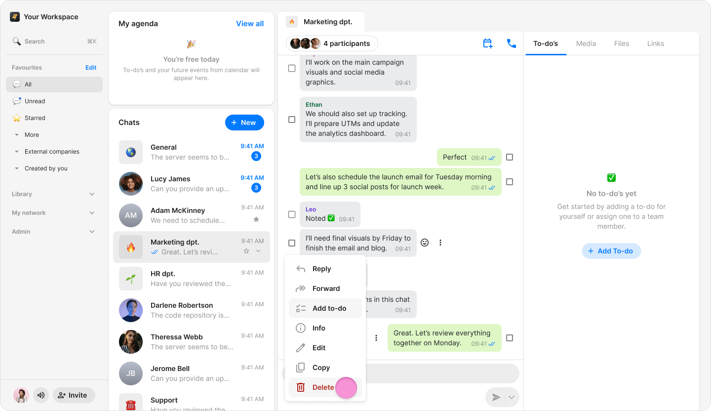 Delete a Message screenshot 5
