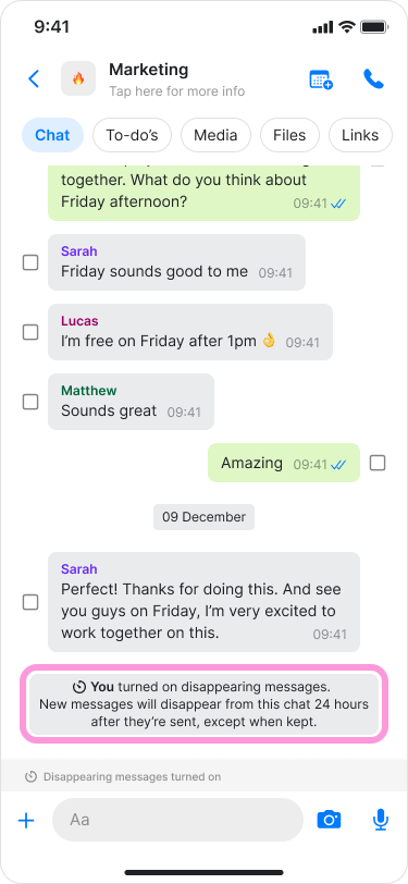 Disappearing Messages screenshot 4