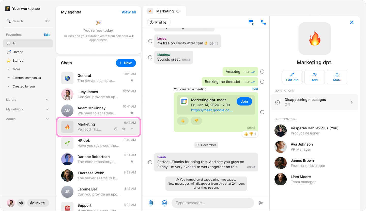 Disappearing Messages screenshot 10