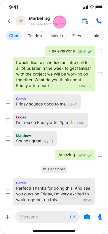 Disappearing Messages screenshot 1