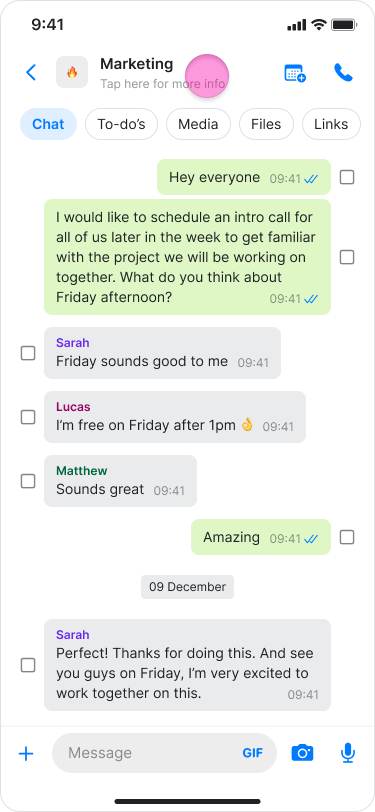Disappearing Messages screenshot 1
