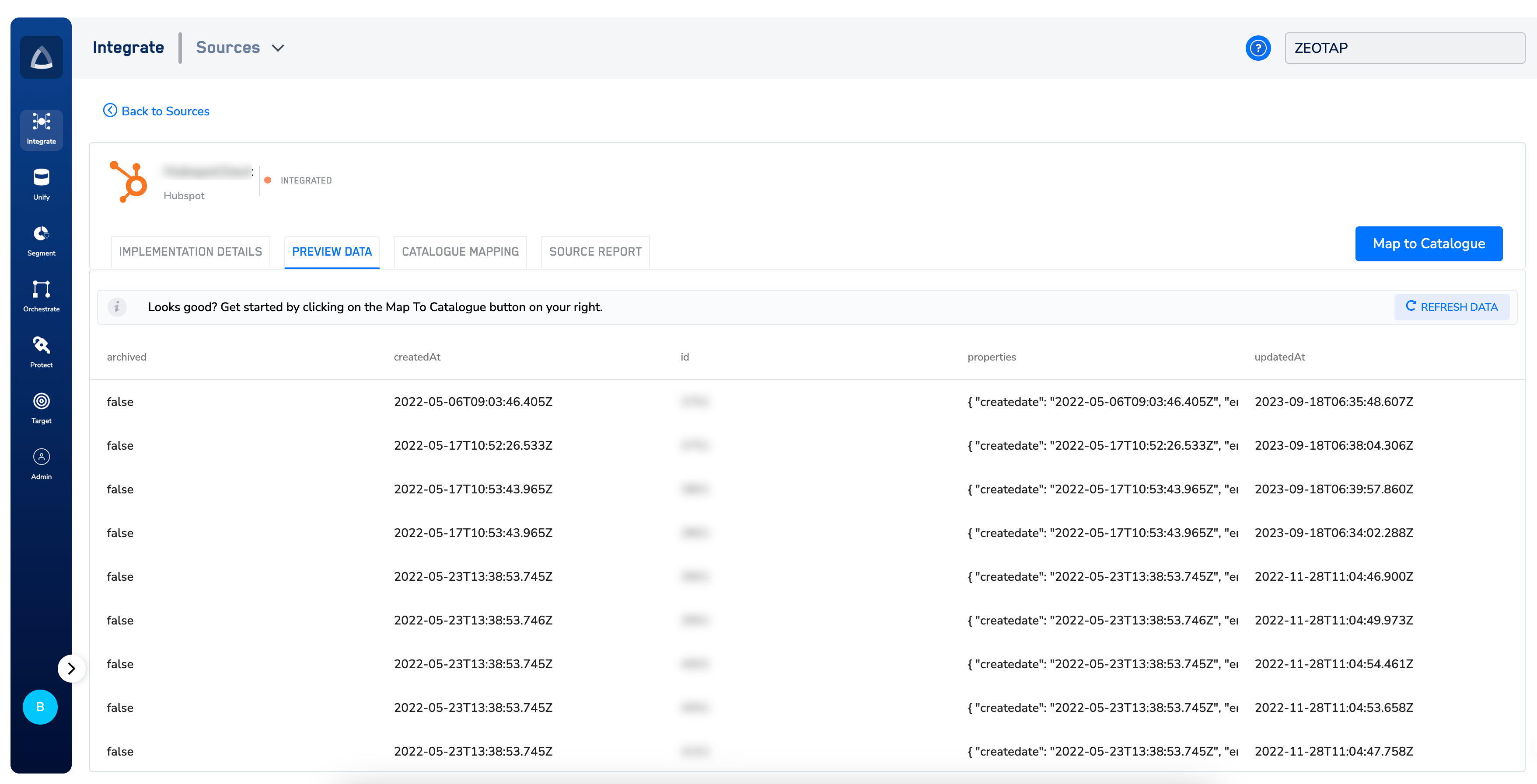 Integrate - Zeotap docs