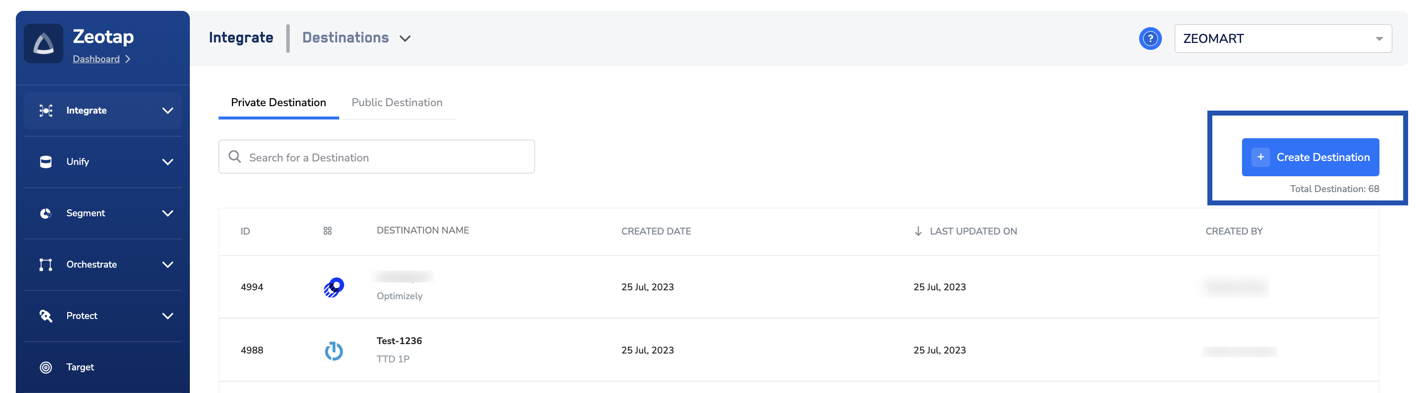 SFMC Personalization (Audiences) - Zeotap docs
