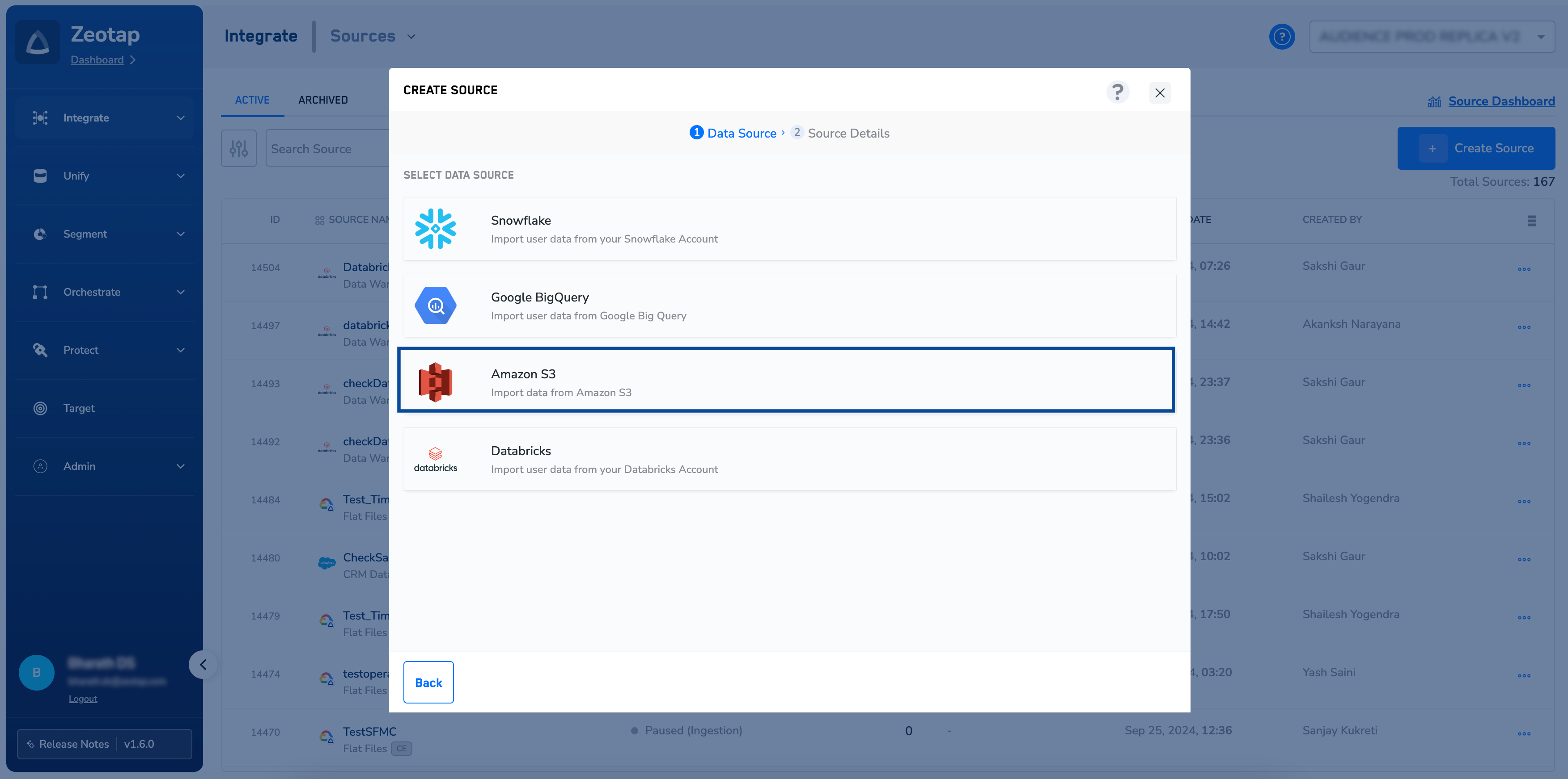 Create and Implement an Amazon S3 Source - Zeotap docs