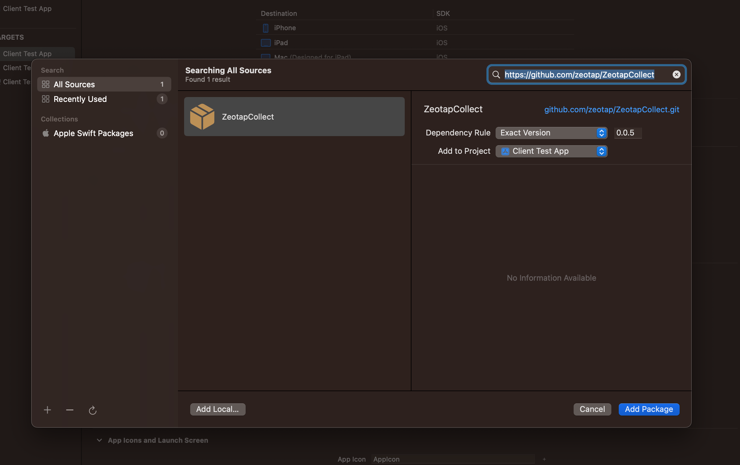 SPM Add Package