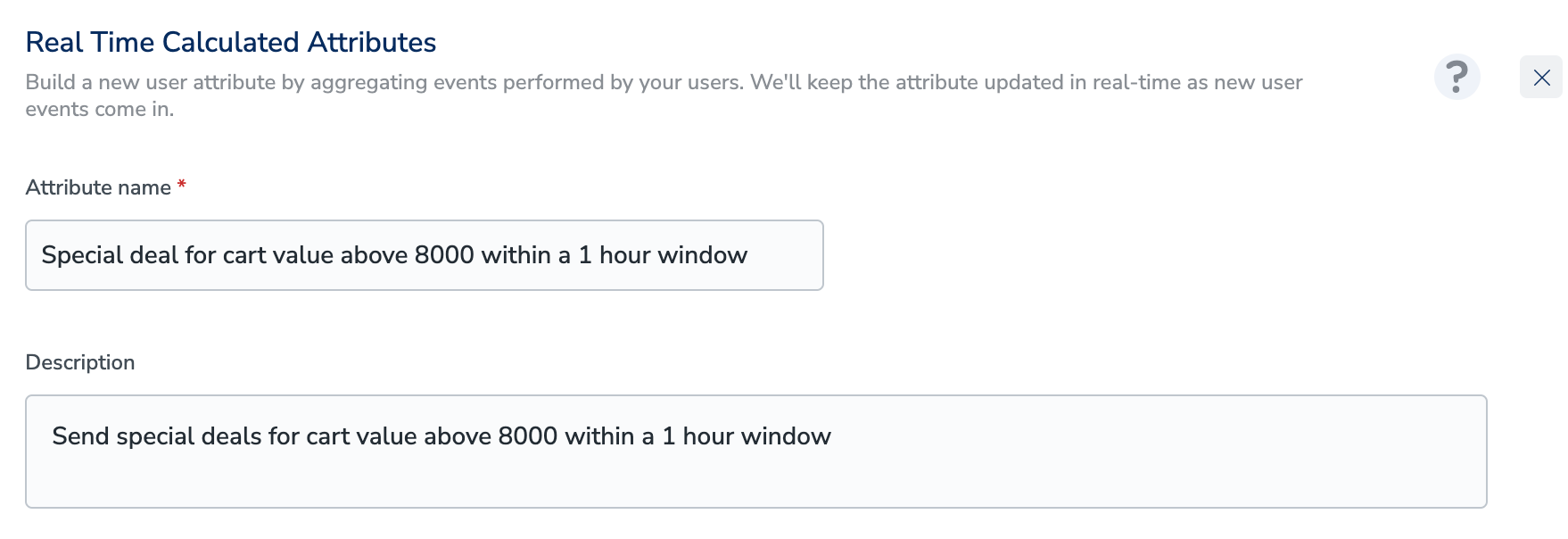 Create a Real-Time Calculated Attribute - Zeotap docs