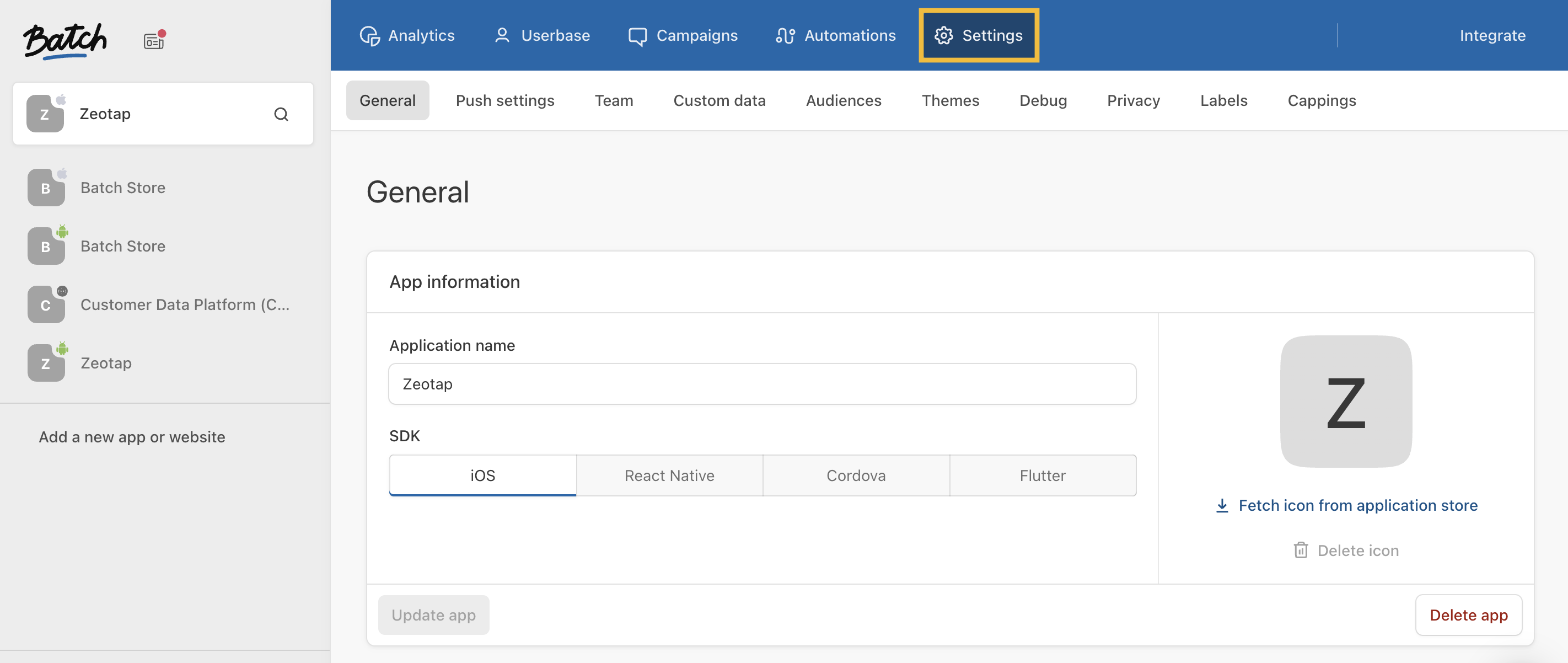 Create a Batch Source - Zeotap docs