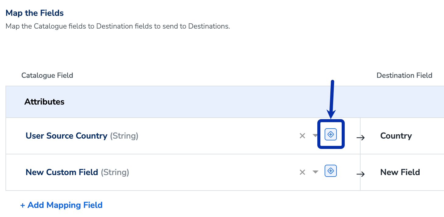 Enrichers in Destination Mapping - Zeotap docs