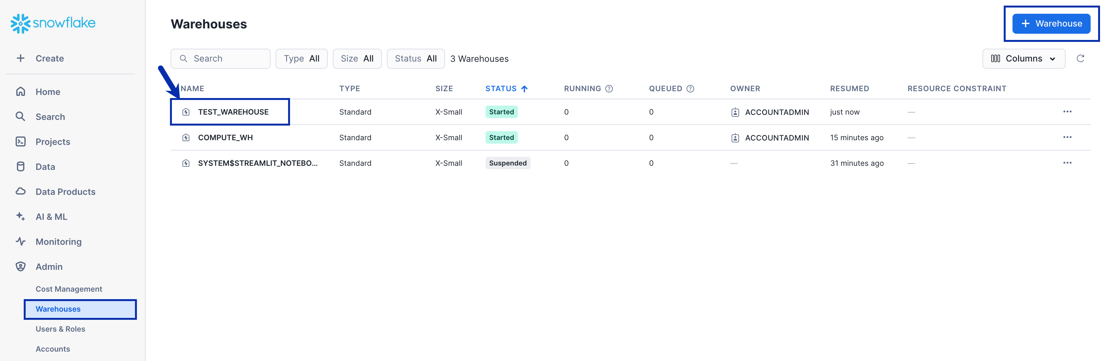 Create a Snowflake Source and Load Data - Zeotap docs