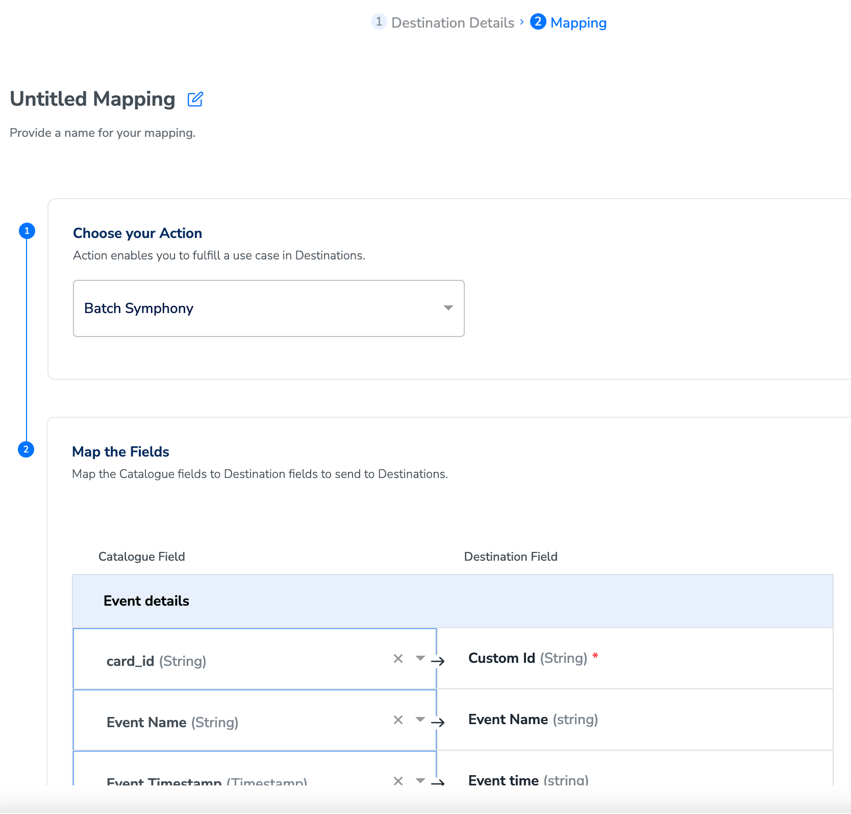 Batch Real Time Destination Integration - Zeotap docs