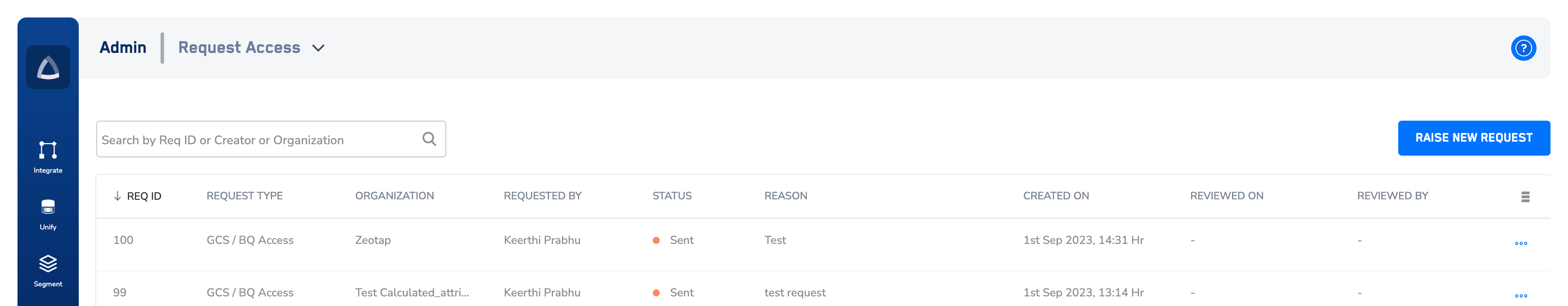 Request Access - Zeotap docs